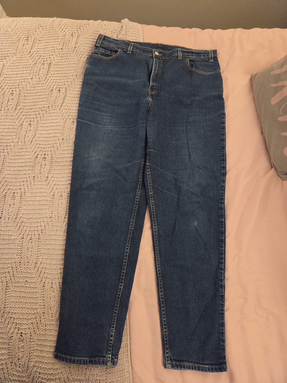 Levi's 550 Women's Straight Leg Jeans - Dark Blue 18W